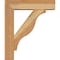 Ekena Millwork Funston Block Rough Sawn Bracket w/ Offset Brace, Western Red Cedar, 6"W x 22"D x 26"H BKT0604X22X26FST05RWR - alternate 2